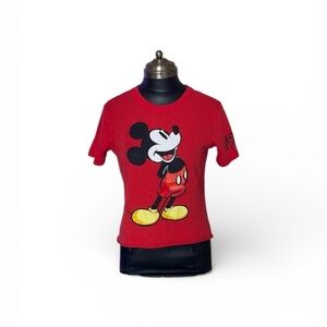 Disney Kids Red Mickey Mouse T-Shirt